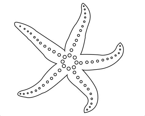 Printable Starfish